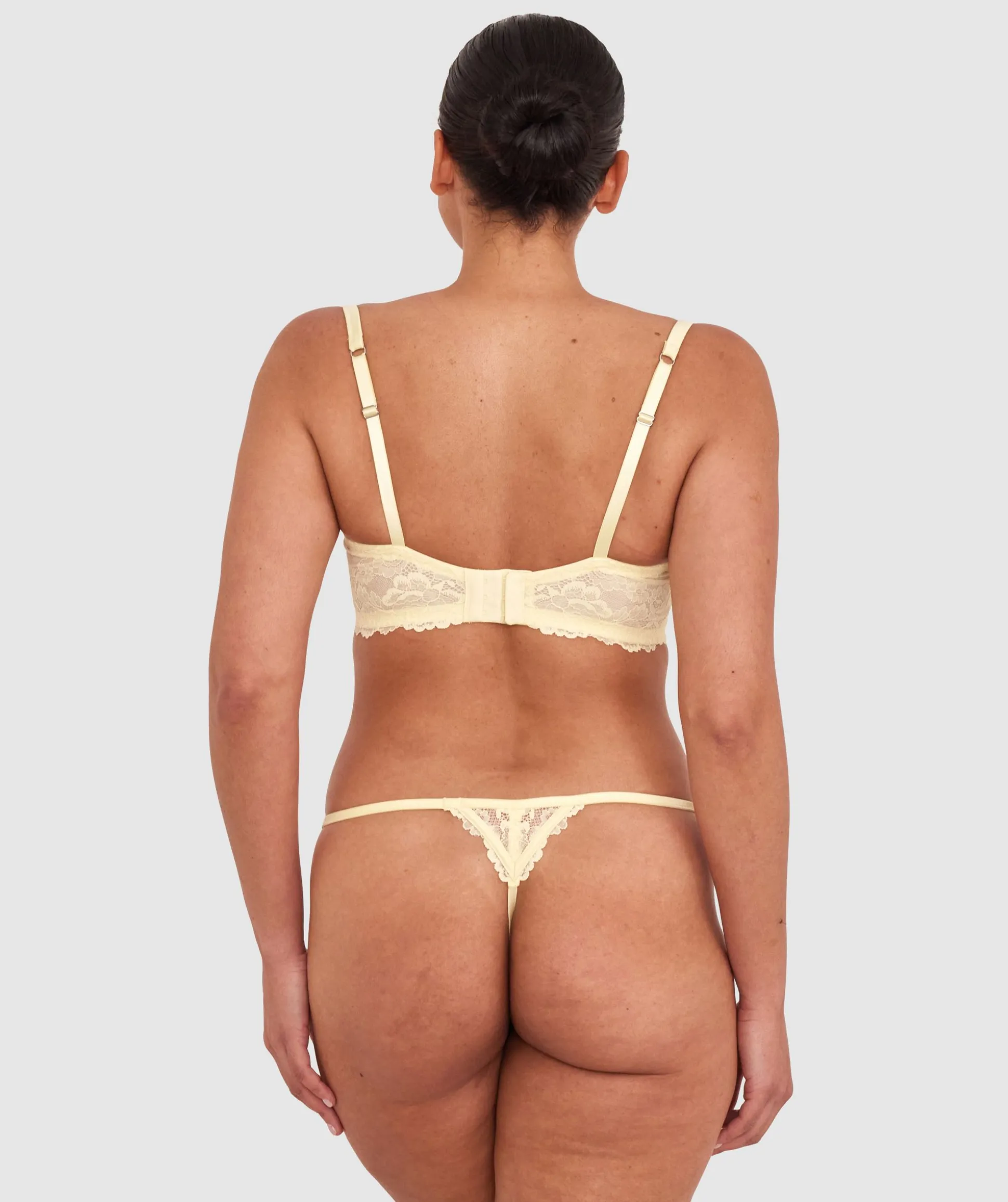 Bethany Underwire Bra-Light Yellow
