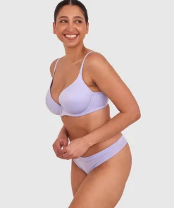 Body Bliss Contour Plunge Bra - Pale Blue