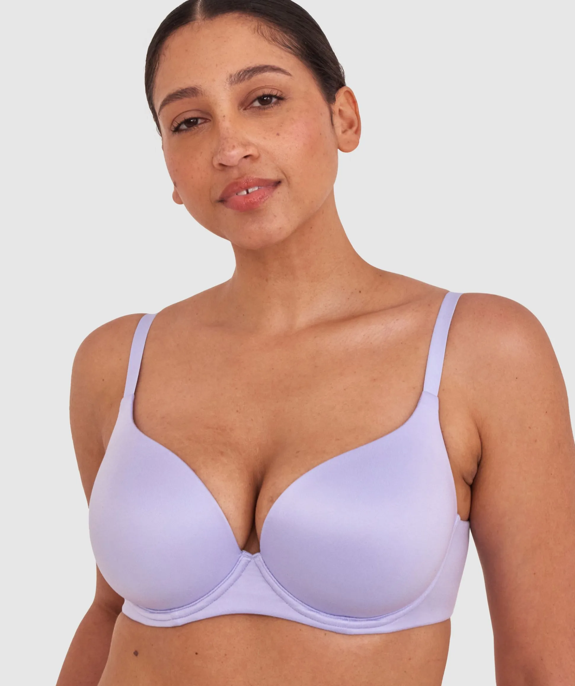 Body Bliss Contour Plunge Bra - Pale Blue