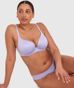 Body Bliss Contour Plunge Bra - Pale Blue