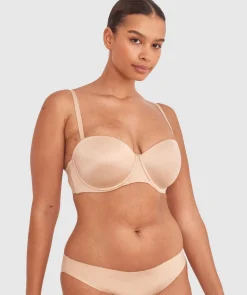 Body Bliss Full Cup Strapless Bra - Nude