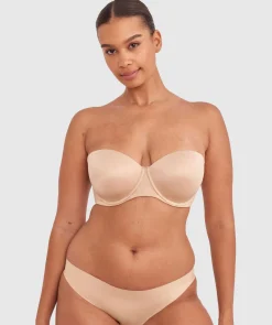 Body Bliss Full Cup Strapless Bra - Nude