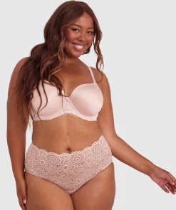 Body Bliss Lace Full Cup Bra - Blush Pink