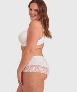 Body Bliss Lace Full Cup Bra - Ivory