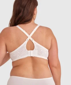Body Bliss Lace Full Cup Bra - Ivory