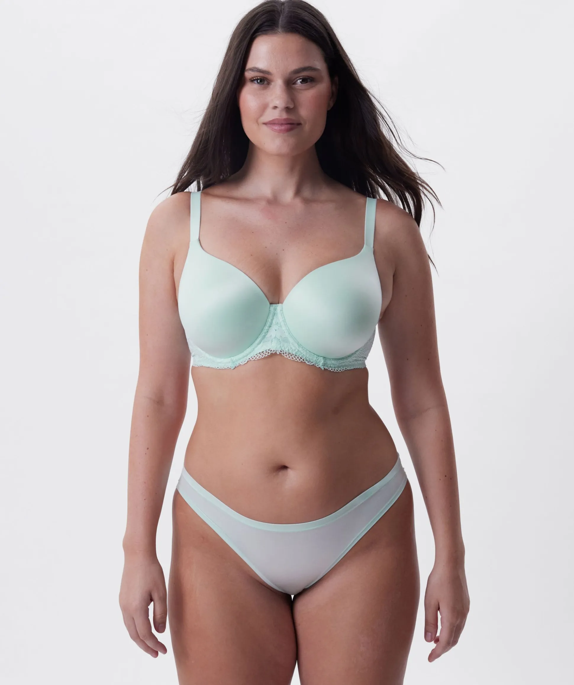 Body Bliss Lace Full Cup Bra - Mint Green