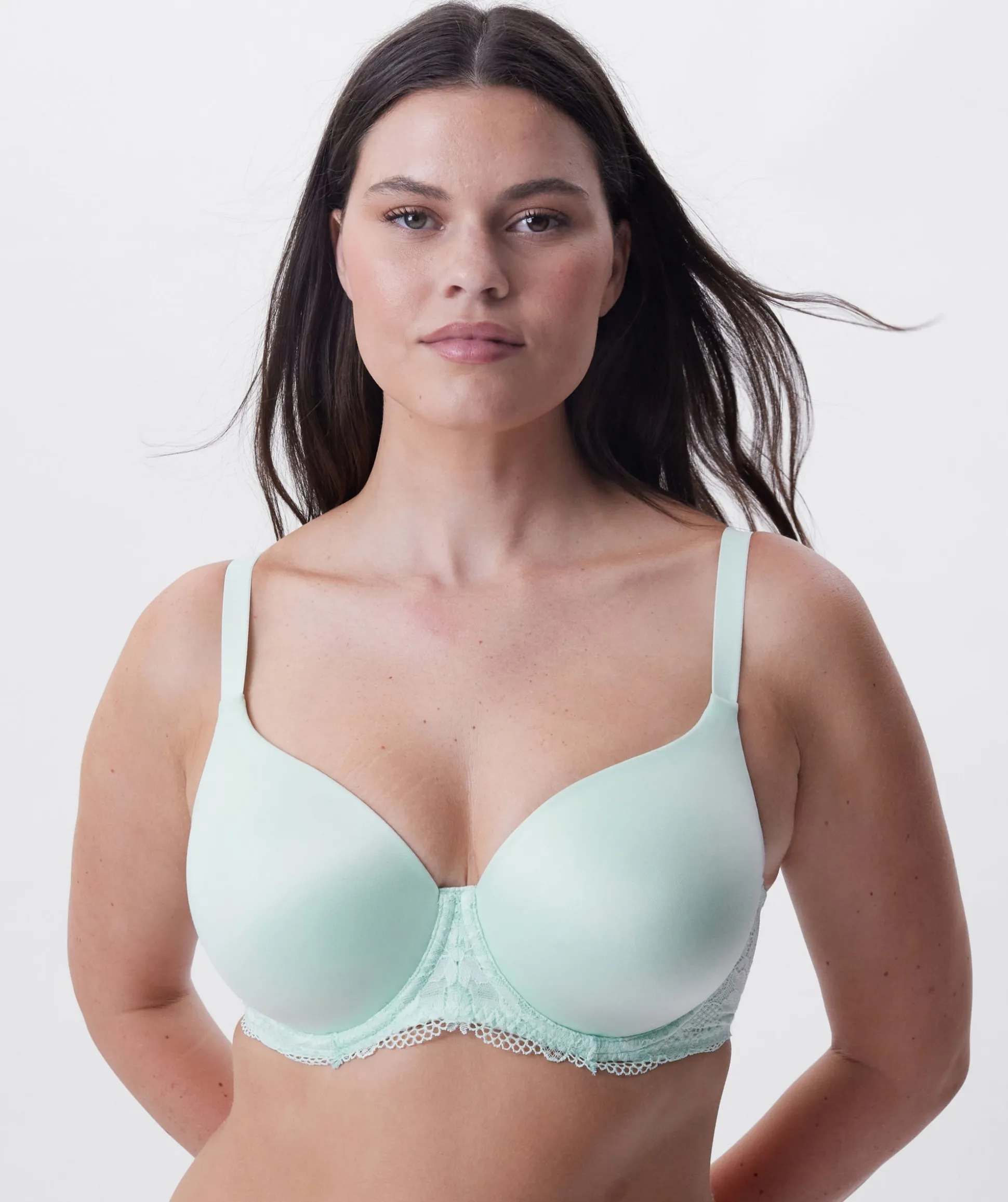 Body Bliss Lace Full Cup Bra - Mint Green