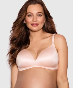 Body Bliss Maternity Wirefree Bra - Blush Pink