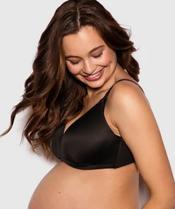 Body Bliss Maternity Wirefree Bra - Black