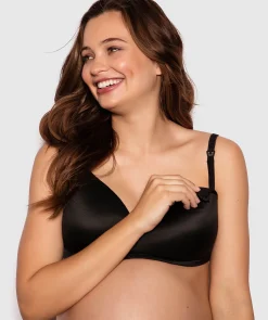 Body Bliss Maternity Wirefree Bra - Black