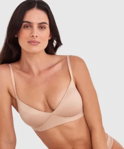 Body Bliss Plunge Wirefree Push Up - Nude 2