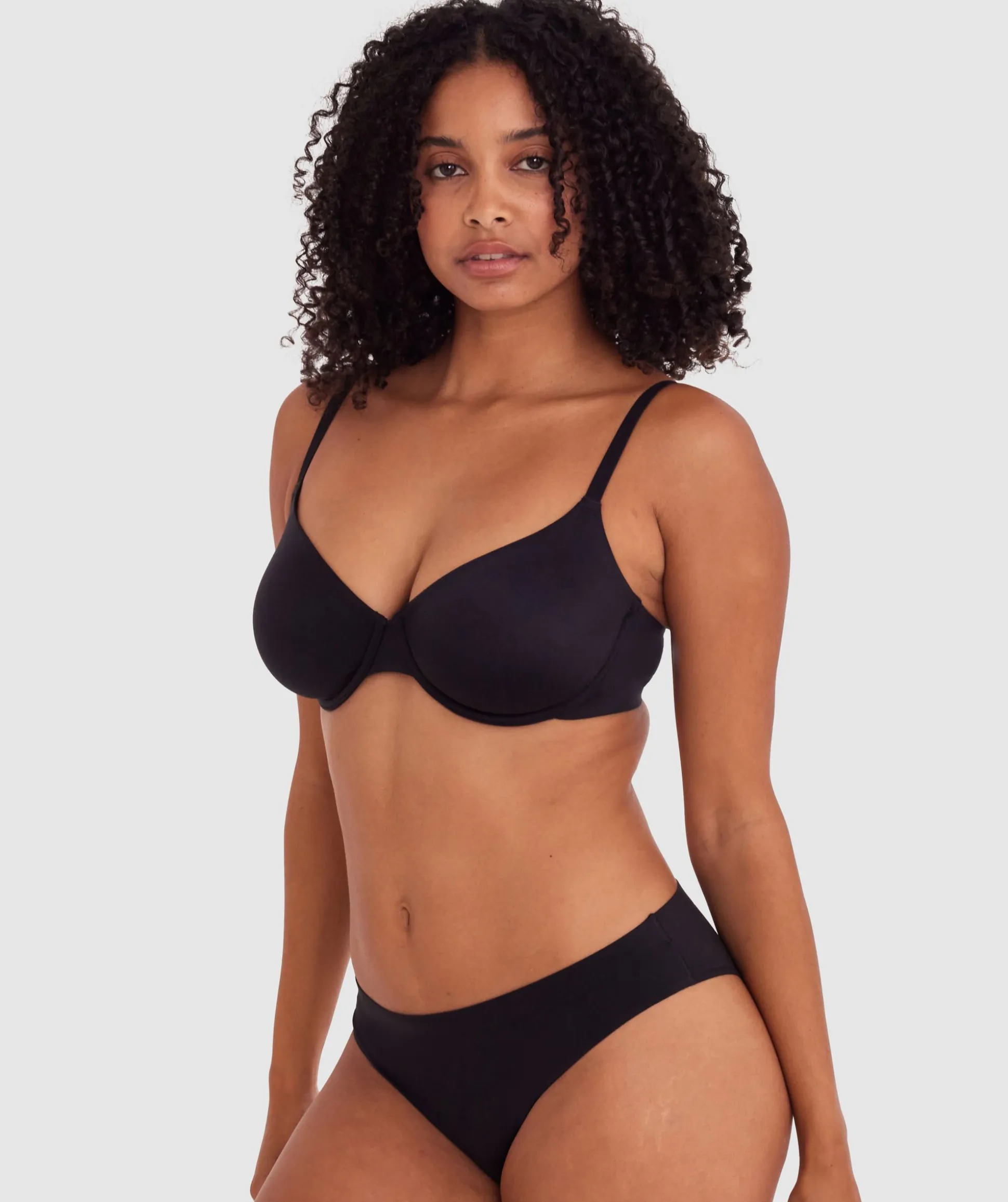 Body Bliss Unlined Demi - Black