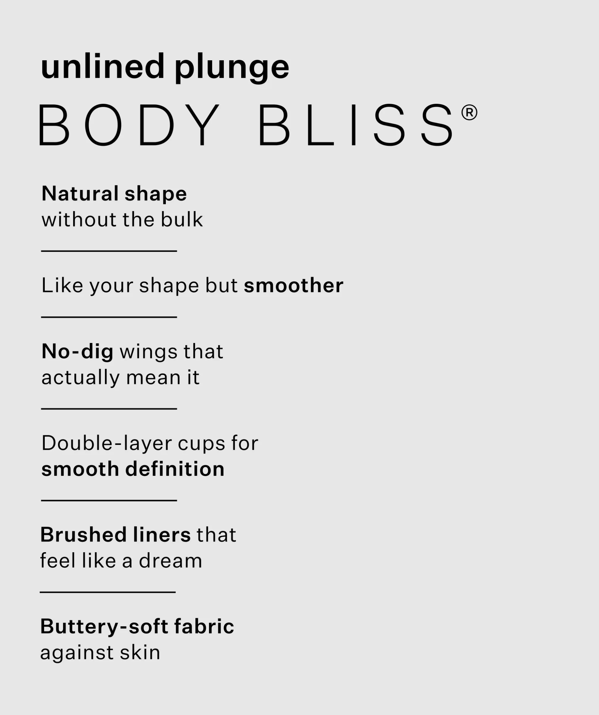 Body Bliss Unlined Demi - Nude