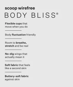 Body Bliss Wirefree Scoop Bra - Teal