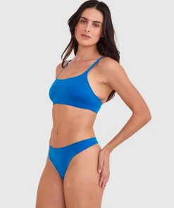 Body Bliss Wirefree Scoop Bra - Teal