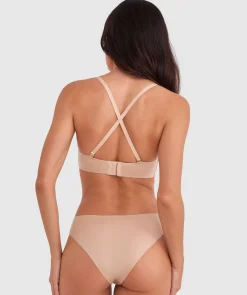 Body Bliss Wirefree Scoop Bra - Nude 2