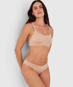 Body Bliss Wirefree Scoop Bra - Nude 2