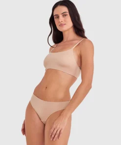 Body Bliss Wirefree Scoop Bra - Nude 2