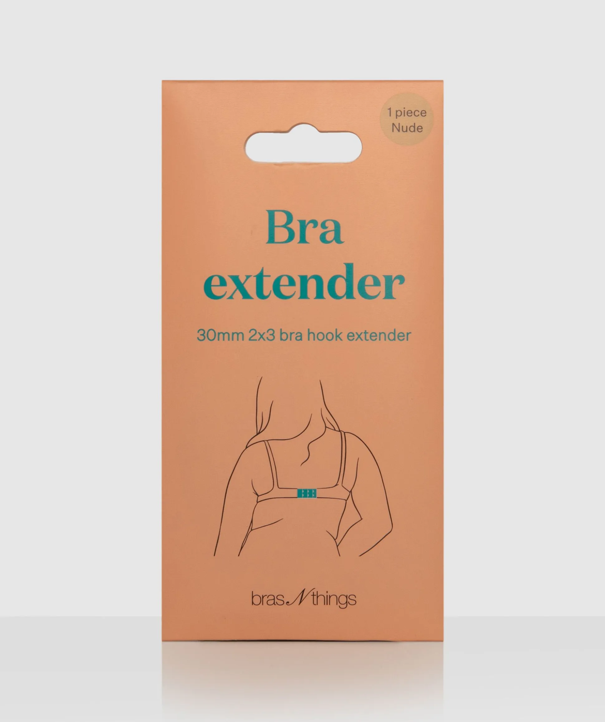 Bra Extender 2 X 3 Hook - Nude
