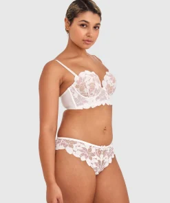 Brooklyn Brazilian Knicker - Ivory