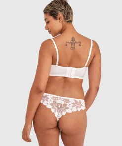 Brooklyn Brazilian Knicker - Ivory