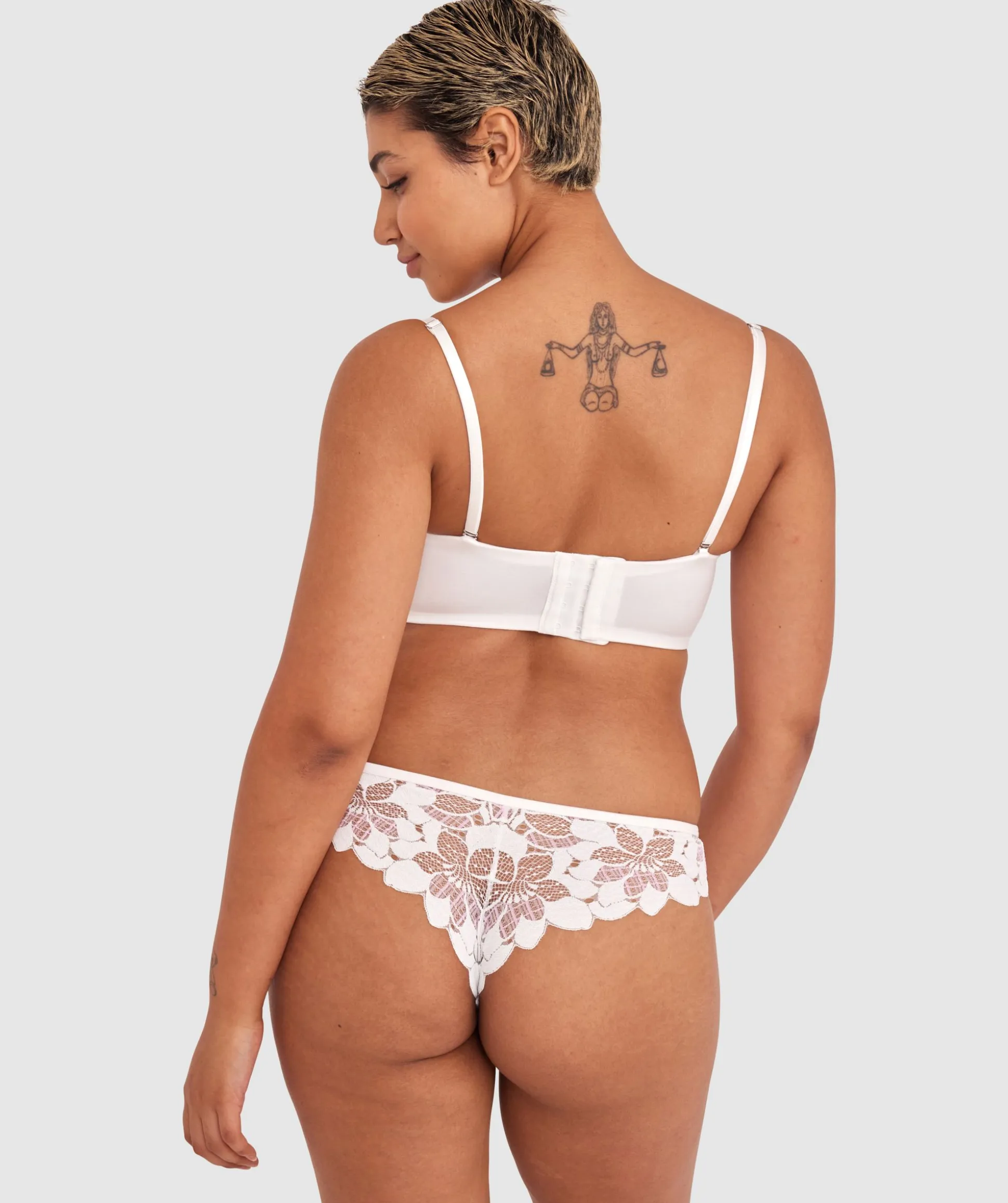 Brooklyn Brazilian Knicker - Ivory