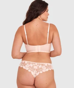 Brooklyn Push Up Strapless Bra - Oatmeal