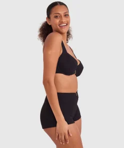 Cassie Full Cup Bikini Top - Black