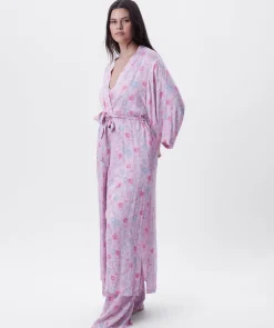 Cecilie Long Wrap - Print Floral