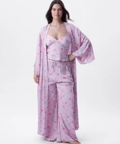 Cecilie Long Wrap - Print Floral