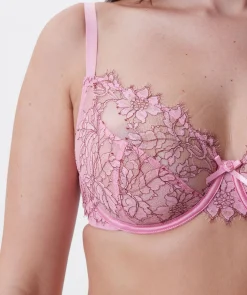 Chantalle Unlined Demi Bra - Pink