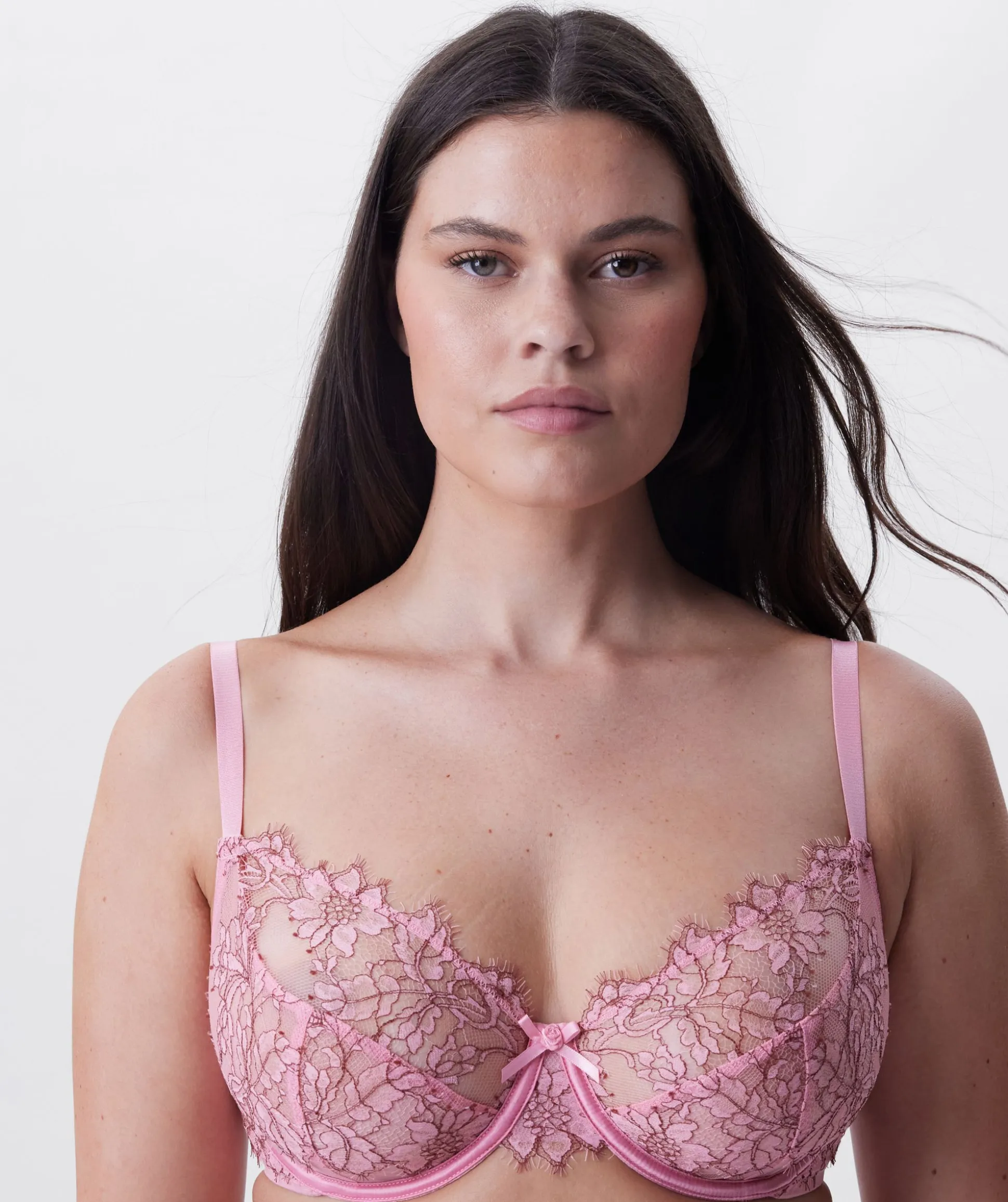 Chantalle Unlined Demi Bra - Pink