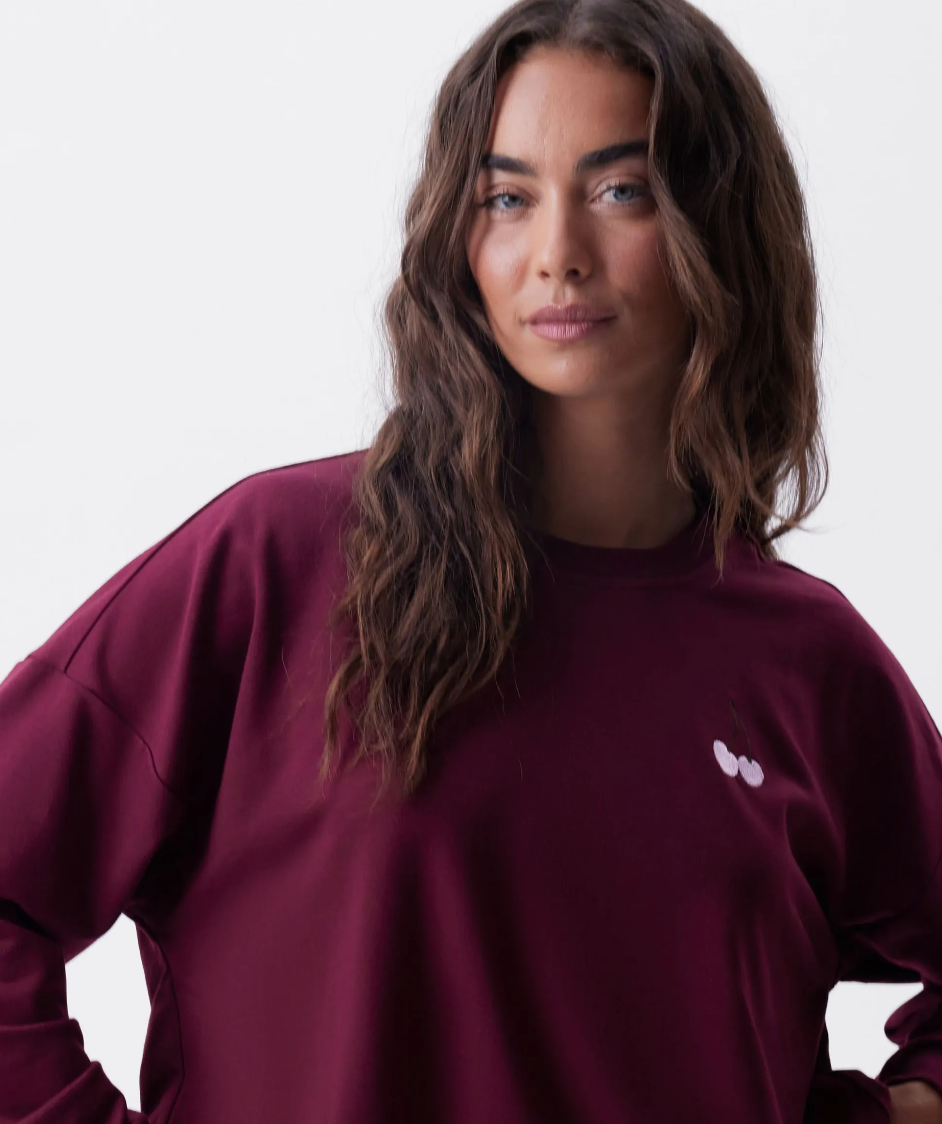 Cherry Sweet Jumper - Berry