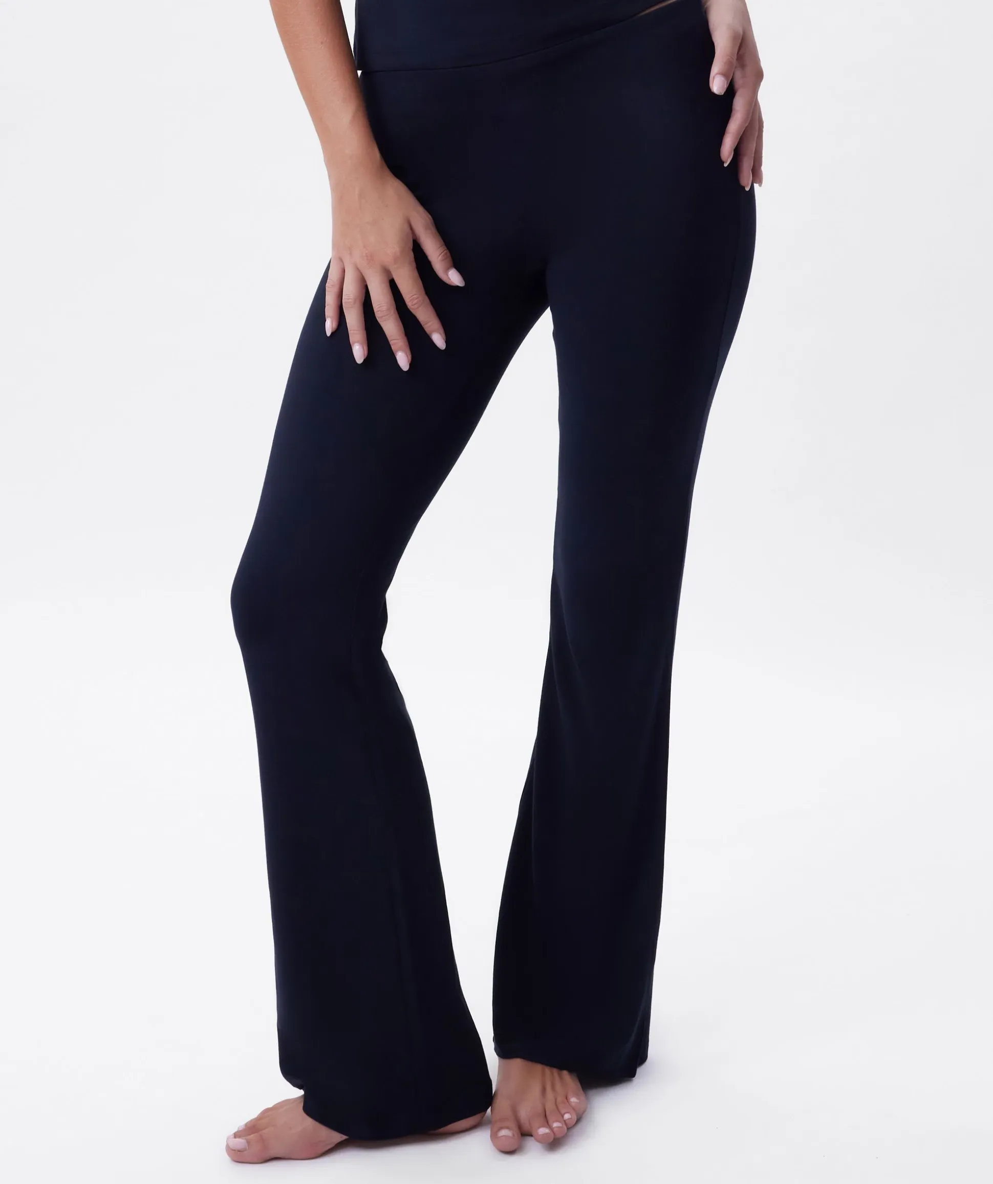 Chill Out Foldover Pant - Black