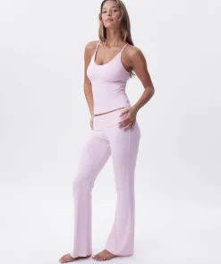 Chill Out Foldover Pant - Light Pink