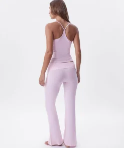 Chill Out Foldover Pant - Light Pink