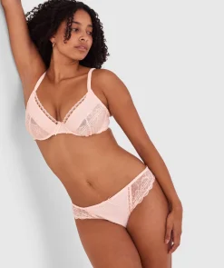 Chrissy Brazilian Knicker - Blush Pink