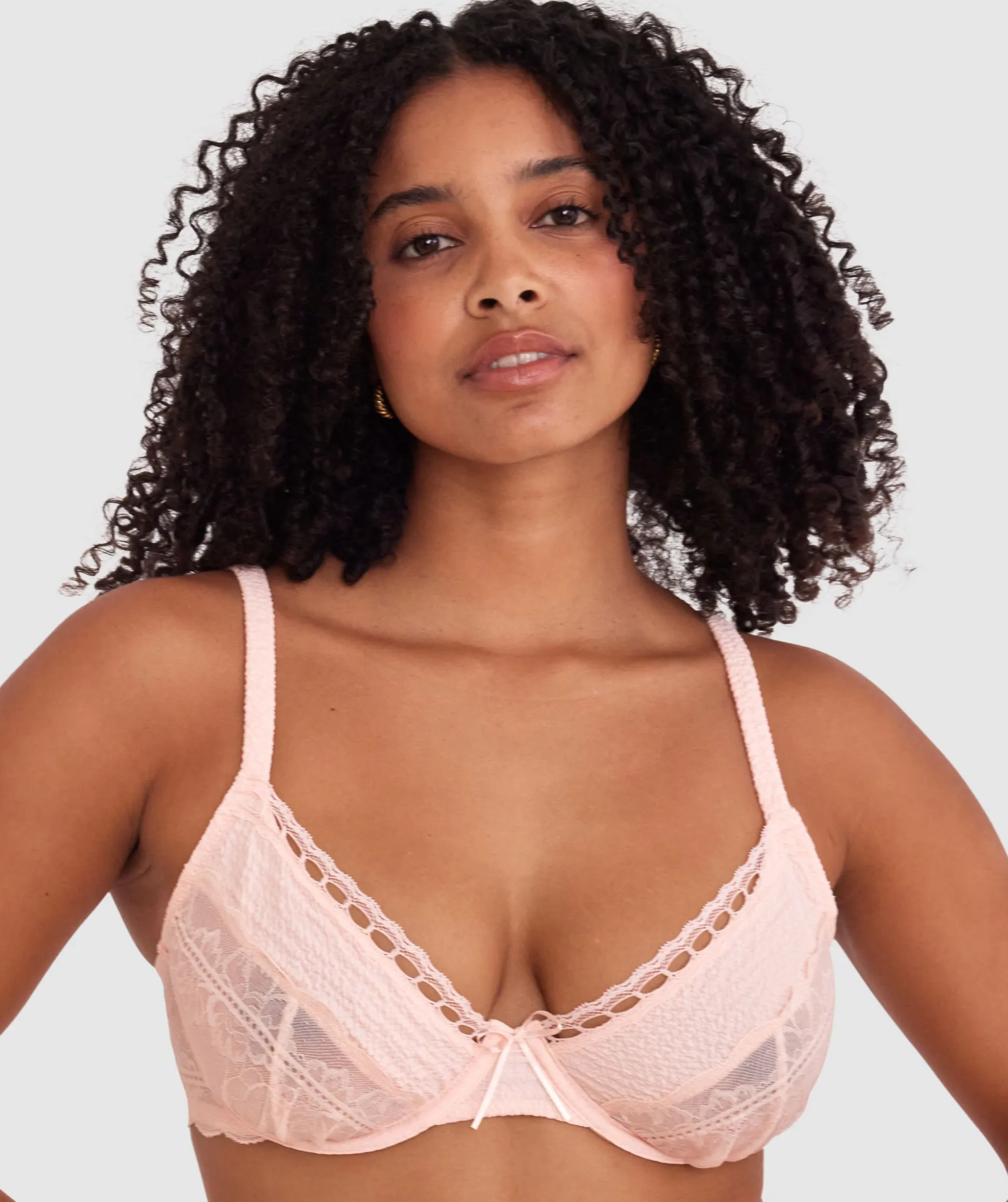 Chrissy Unlined Bra - Blush Pink