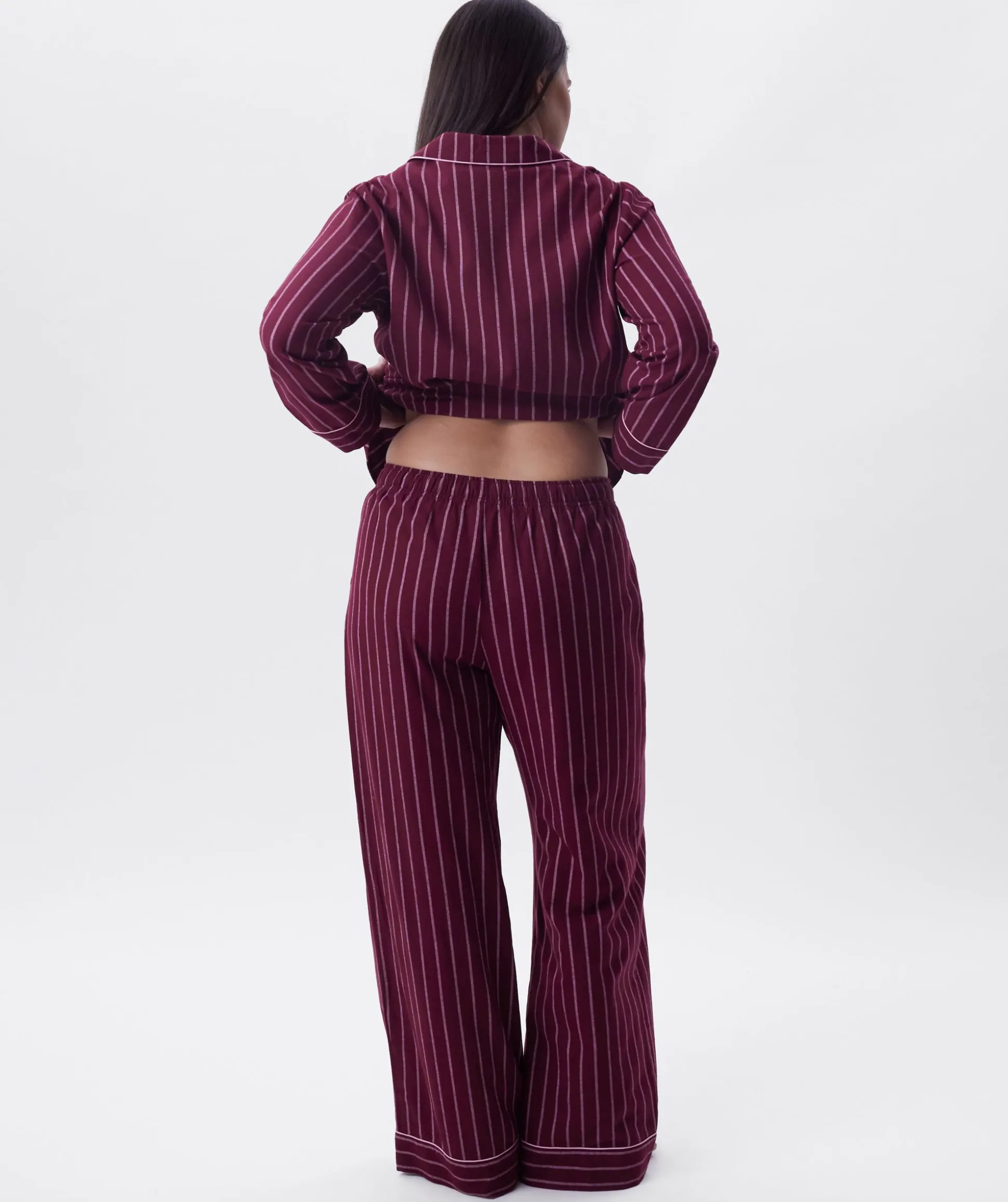 Claire Long Pant - Print Stripe