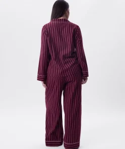 Claire Long Sleeve Top - Print Stripe