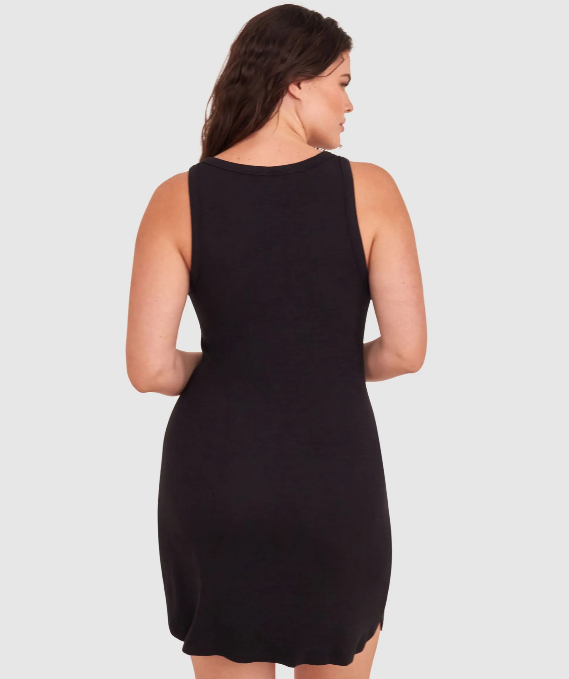 Comfy Rib Slip - Black