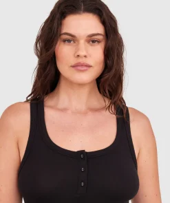 Comfy Rib Slip - Black