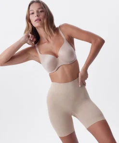 Cooling Seamfree High Waist Thigh Shaper - Nude 2