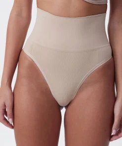 Cooling Seamfree High Waist V-String - Nude 2