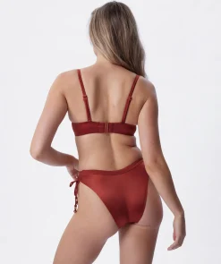 Corsica Brazilian Swim Bottom - Rust