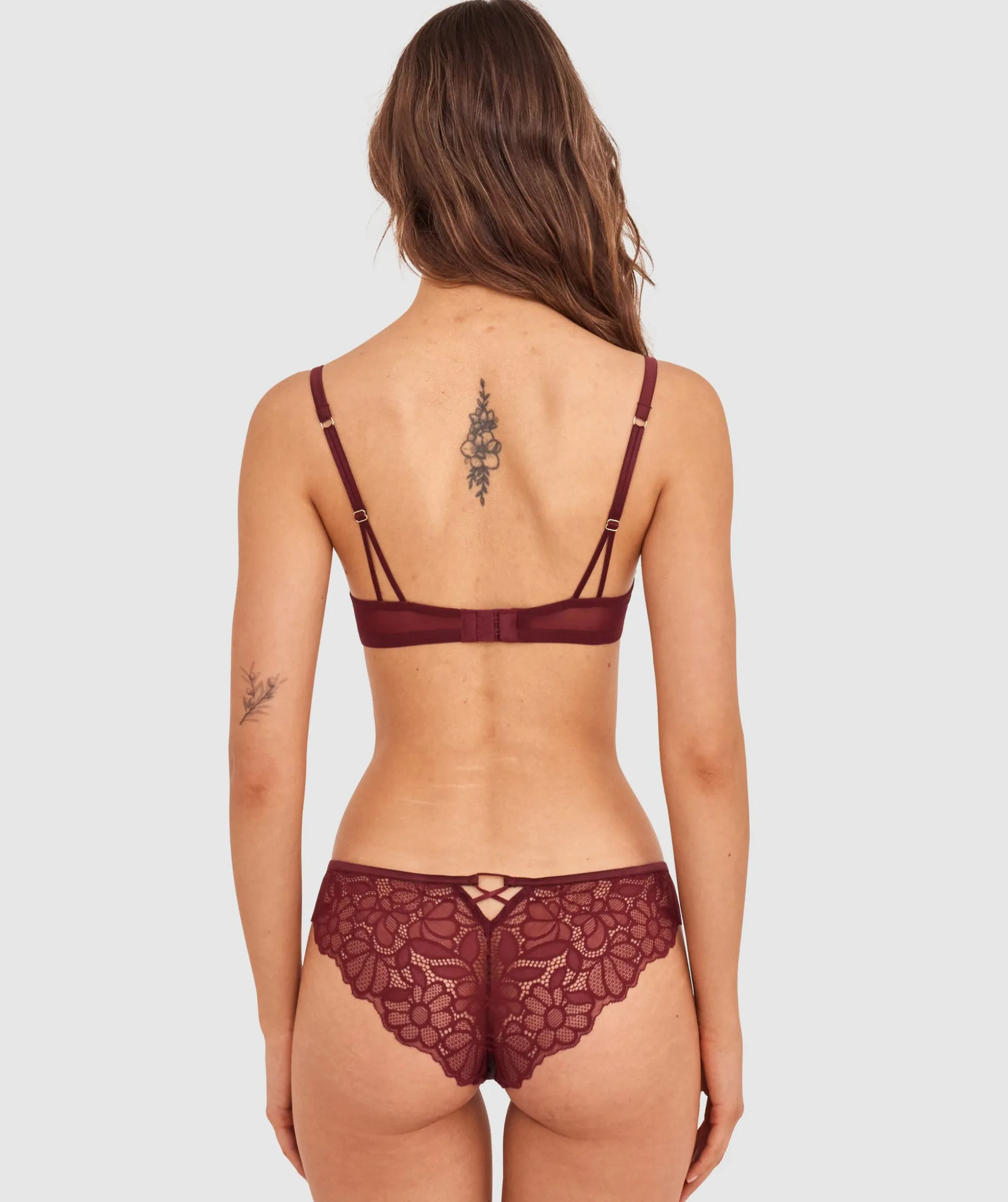 Daisy Brazilian Knicker - Berry