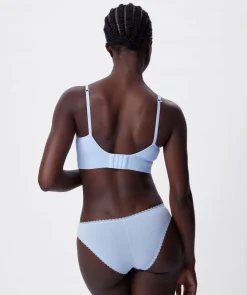 Daisy Chain Wirefree L/Line Bra - Light Blue