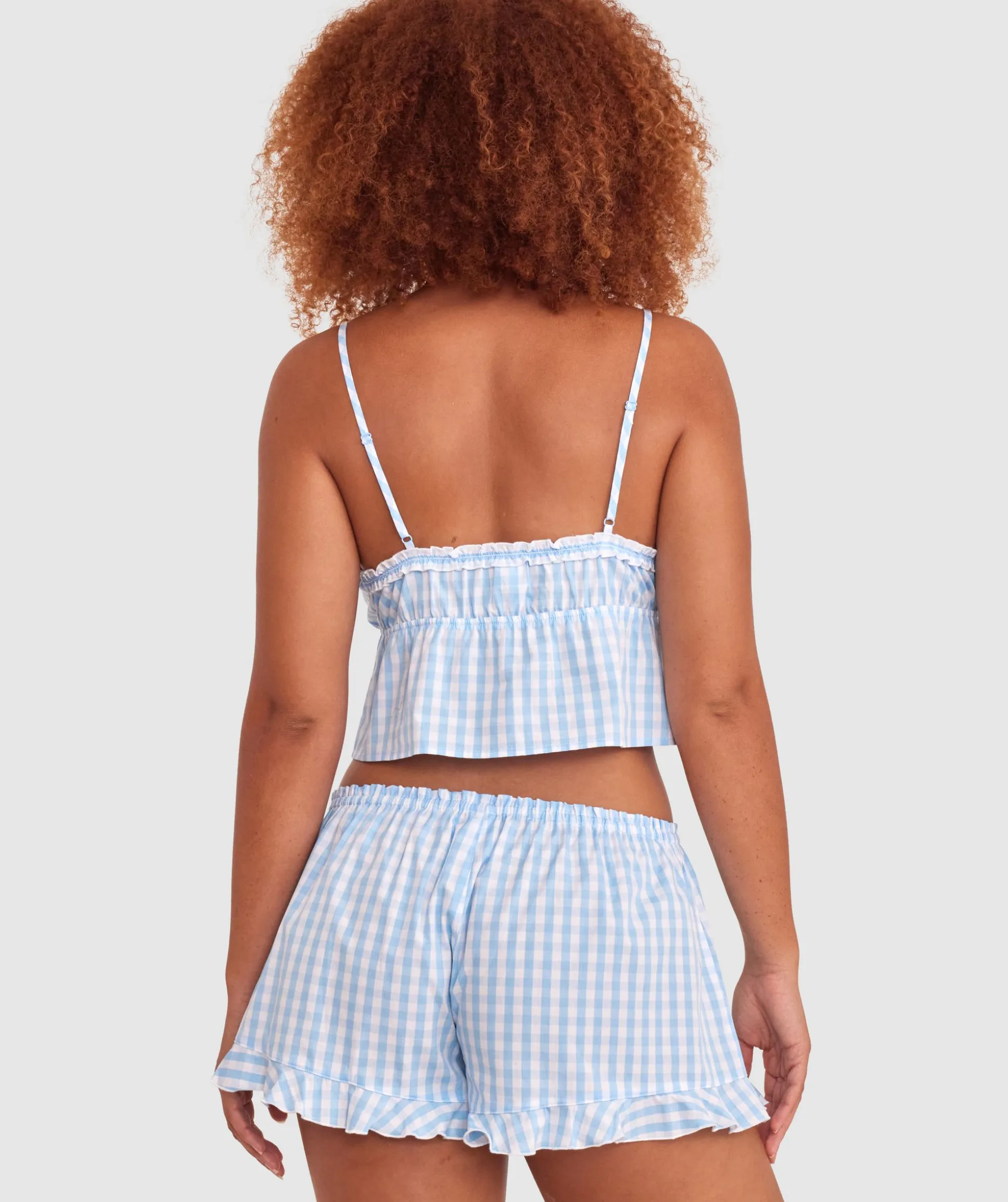 Dorothy Cami - Print Check/Blue