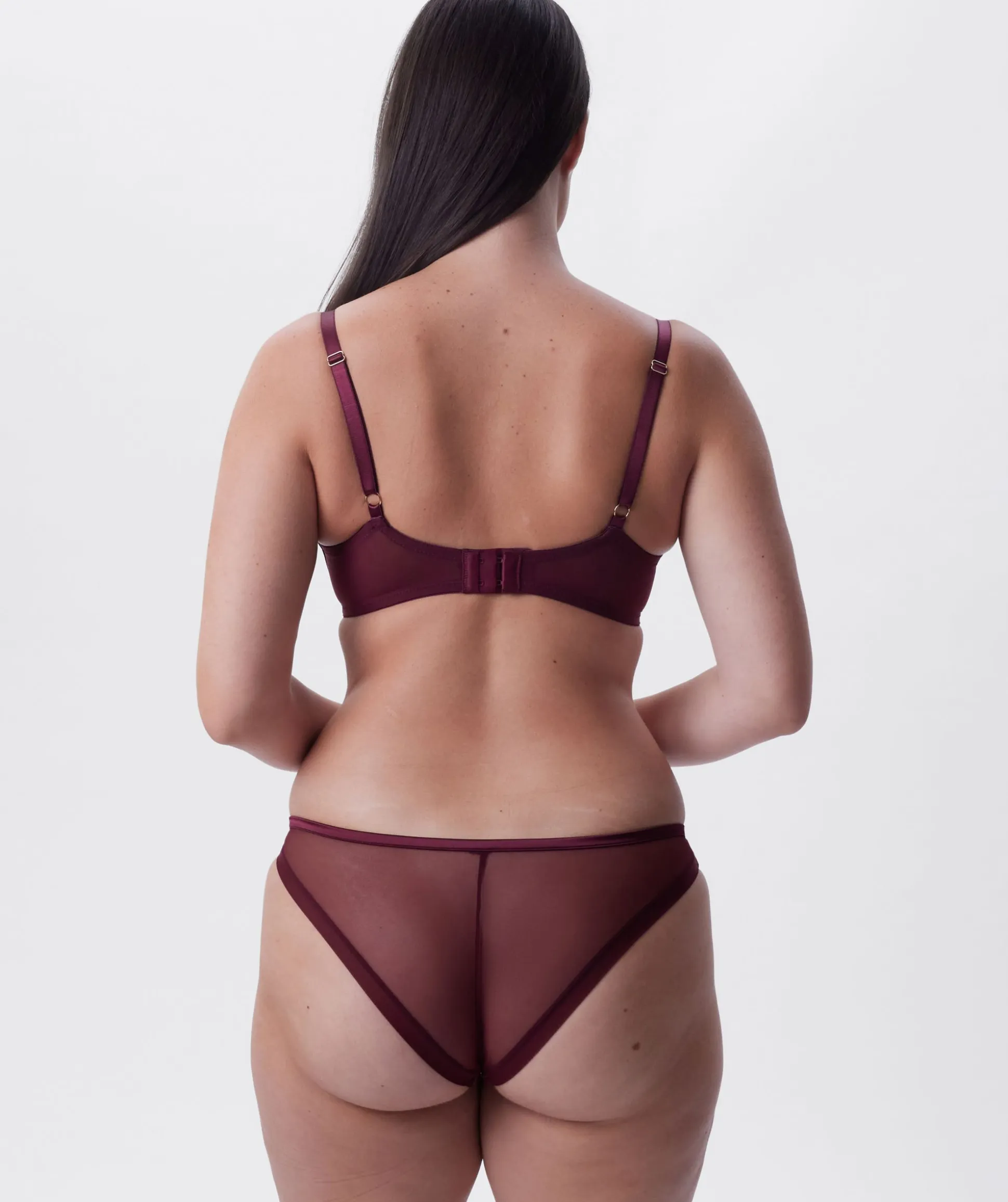 Edelweis Lightly Lined Bra - Berry