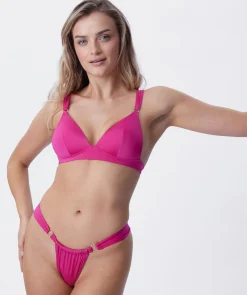 Elba Push Up Wirefree Swim Top - Pink